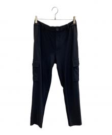 BLACK LABEL CRESTBRIDGE（ブラックレーベル クレストブリッジ）の古着「ニットカーゴパンツ」｜ブラック
