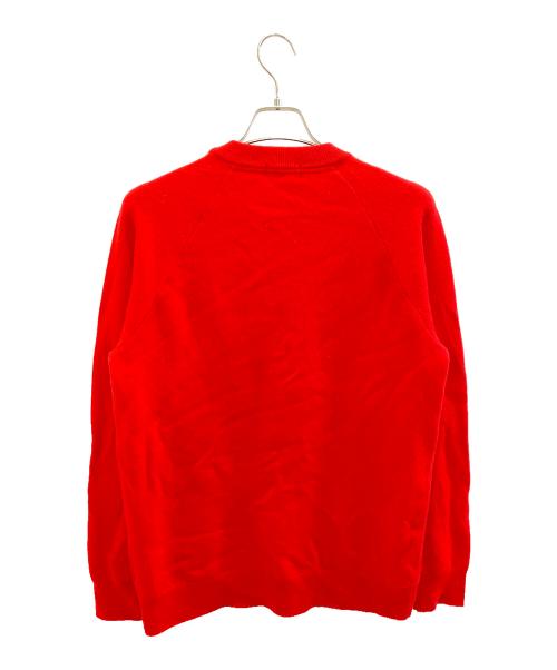 BLACK LABEL CRESTBRIDGE（ブラックレーベル クレストブリッジ）BLACK LABEL CRESTBRIDGE (ブラックレーベル クレストブリッジ) 厚手ニット レッド サイズ:Lの古着・服飾アイテム