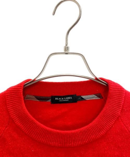 BLACK LABEL CRESTBRIDGE（ブラックレーベル クレストブリッジ）BLACK LABEL CRESTBRIDGE (ブラックレーベル クレストブリッジ) 厚手ニット レッド サイズ:Lの古着・服飾アイテム