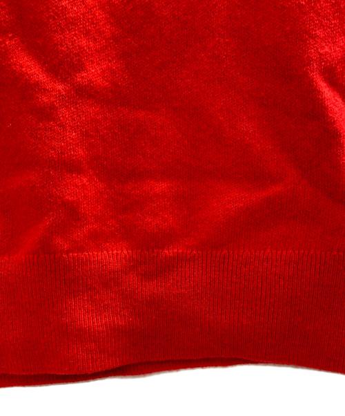 BLACK LABEL CRESTBRIDGE（ブラックレーベル クレストブリッジ）BLACK LABEL CRESTBRIDGE (ブラックレーベル クレストブリッジ) 厚手ニット レッド サイズ:Lの古着・服飾アイテム