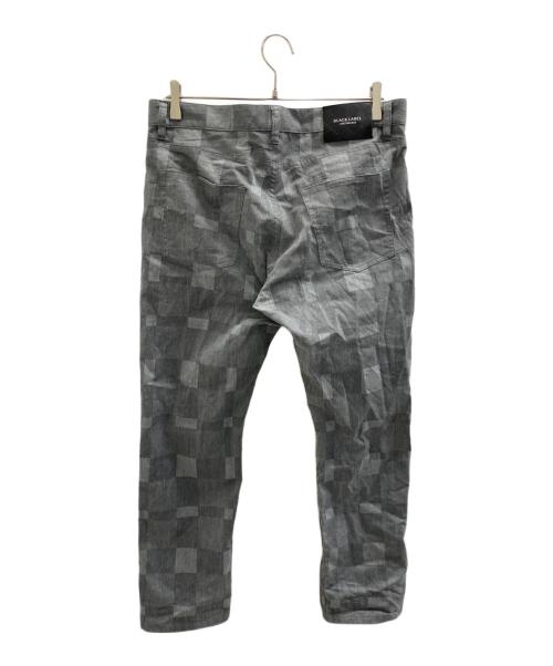 BLACK LABEL CRESTBRIDGE（ブラックレーベル クレストブリッジ）BLACK LABEL CRESTBRIDGE (ブラックレーベル クレストブリッジ) シャドークレストブリッジチェック5ポケットパンツ グレー サイズ:Lの古着・服飾アイテム