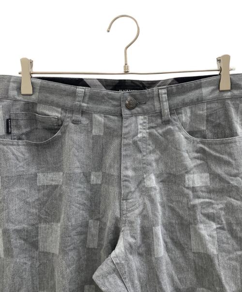 BLACK LABEL CRESTBRIDGE（ブラックレーベル クレストブリッジ）BLACK LABEL CRESTBRIDGE (ブラックレーベル クレストブリッジ) シャドークレストブリッジチェック5ポケットパンツ グレー サイズ:Lの古着・服飾アイテム