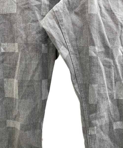 BLACK LABEL CRESTBRIDGE（ブラックレーベル クレストブリッジ）BLACK LABEL CRESTBRIDGE (ブラックレーベル クレストブリッジ) シャドークレストブリッジチェック5ポケットパンツ グレー サイズ:Lの古着・服飾アイテム