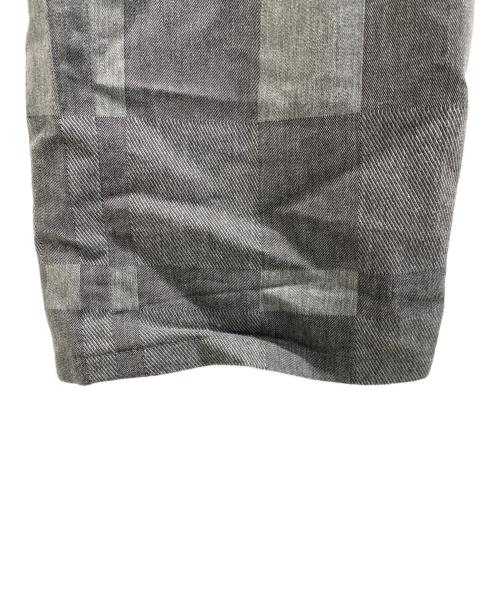 BLACK LABEL CRESTBRIDGE（ブラックレーベル クレストブリッジ）BLACK LABEL CRESTBRIDGE (ブラックレーベル クレストブリッジ) シャドークレストブリッジチェック5ポケットパンツ グレー サイズ:Lの古着・服飾アイテム