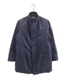 BEAUTY&YOUTH（ビューティーアンドユース）の古着「パデッド レイズドネック コート」｜ネイビー