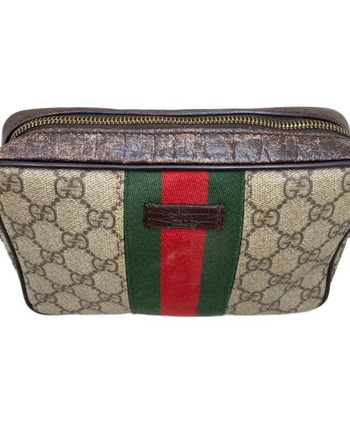 GUCCI（グッチ）GUCCI (グッチ) シェリーライン ブラウンの古着・服飾アイテム