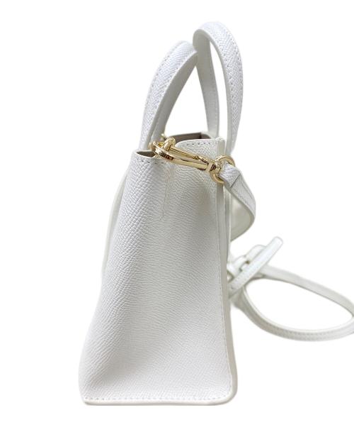 FURLA（フルラ）FURLA (フルラ) 2WAYショルダーバッグ ホワイトの古着・服飾アイテム
