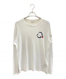 MONCLER（モンクレール）の古着「ロングスリーブカットソー」｜ホワイト