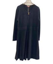 TOCCA（トッカ）の古着「【洗える！】CASHMERE LONG カーディガン」｜ブラック