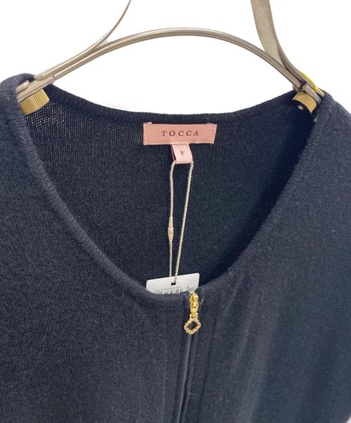 TOCCA（トッカ）TOCCA (トッカ) 【洗える！】CASHMERE LONG カーディガン ブラック サイズ:F 未使用品の古着・服飾アイテム