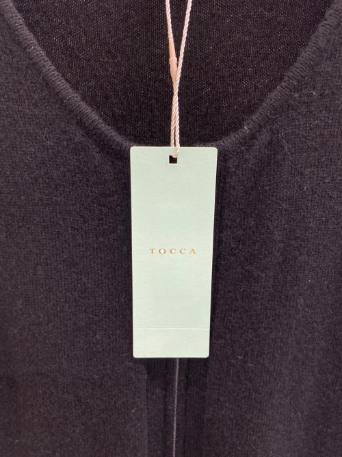 TOCCA（トッカ）TOCCA (トッカ) 【洗える！】CASHMERE LONG カーディガン ブラック サイズ:F 未使用品の古着・服飾アイテム