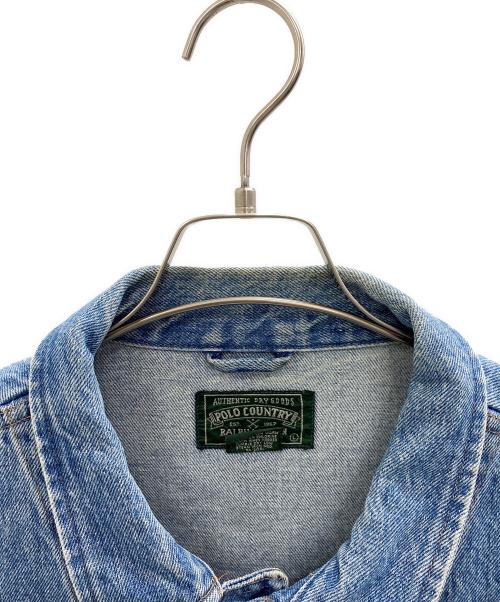 POLO COUNTRY（ポロカントリー）POLO COUNTRY (ポロカントリー) デニムジャケット スカイブルー サイズ:Lの古着・服飾アイテム