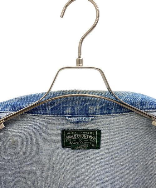 POLO COUNTRY（ポロカントリー）POLO COUNTRY (ポロカントリー) デニムジャケット スカイブルー サイズ:Lの古着・服飾アイテム
