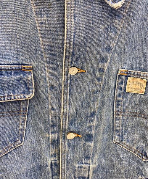 POLO COUNTRY（ポロカントリー）POLO COUNTRY (ポロカントリー) デニムジャケット スカイブルー サイズ:Lの古着・服飾アイテム
