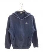 adidasアディダス）の古着「ジップパーカー」｜ネイビー