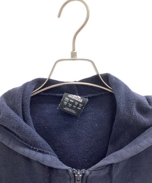 adidas（アディダス）adidas (アディダス) ジップパーカー ネイビー サイズ:Lの古着・服飾アイテム