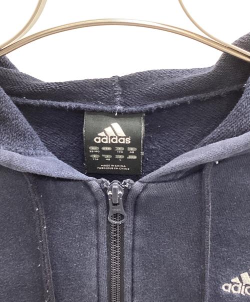 adidas（アディダス）adidas (アディダス) ジップパーカー ネイビー サイズ:Lの古着・服飾アイテム