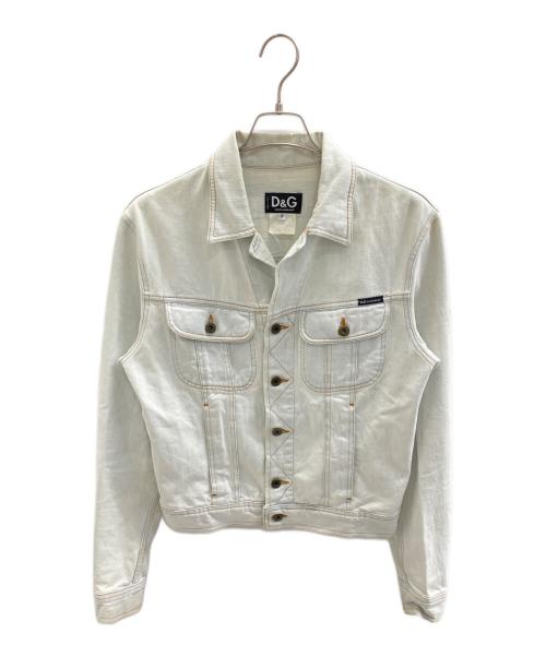 DOLCE & GABBANA（ドルチェ＆ガッバーナ）DOLCE & GABBANA (ドルチェ＆ガッバーナ) デニムジャケット スカイブルー サイズ:Sの古着・服飾アイテム