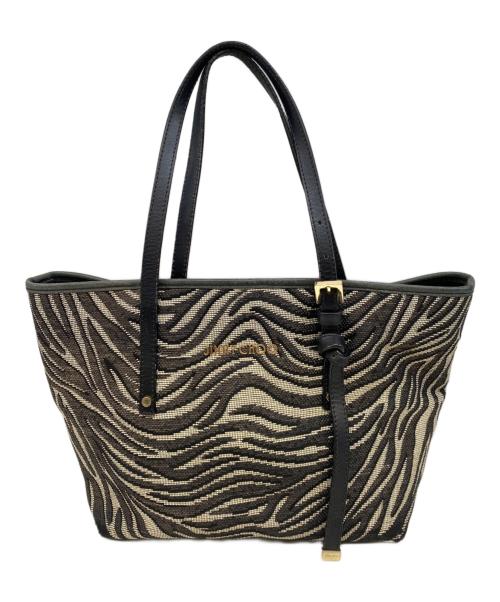 JIMMY CHOO（ジミーチュウ）JIMMY CHOO (ジミーチュウ) SASHA/S（サシャ スモールサイズ） ブラック×ホワイト系の古着・服飾アイテム