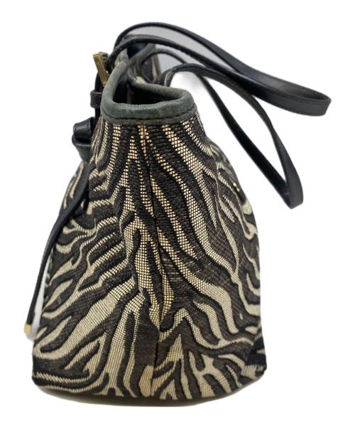 JIMMY CHOO（ジミーチュウ）JIMMY CHOO (ジミーチュウ) SASHA/S（サシャ スモールサイズ） ブラック×ホワイト系の古着・服飾アイテム