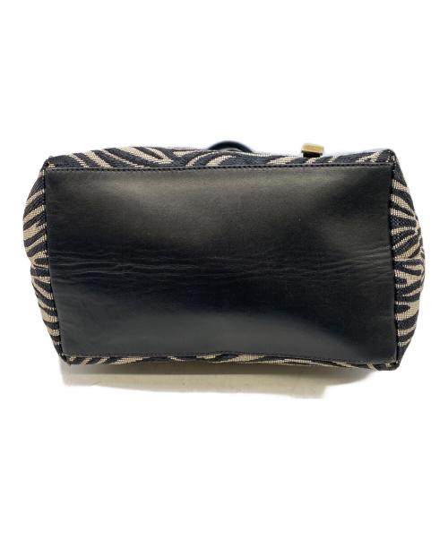 JIMMY CHOO（ジミーチュウ）JIMMY CHOO (ジミーチュウ) SASHA/S（サシャ スモールサイズ） ブラック×ホワイト系の古着・服飾アイテム