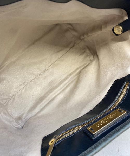 JIMMY CHOO（ジミーチュウ）JIMMY CHOO (ジミーチュウ) SASHA/S（サシャ スモールサイズ） ブラック×ホワイト系の古着・服飾アイテム