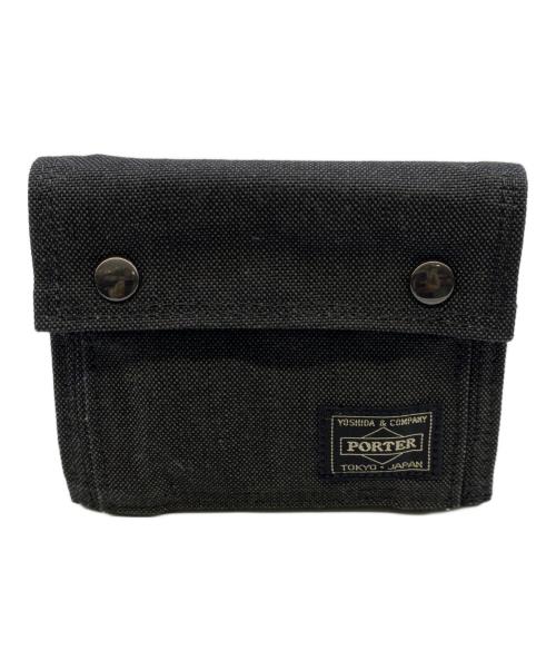 PORTER（ポーター）PORTER (ポーター) 2つ折り財布 ブラックの古着・服飾アイテム