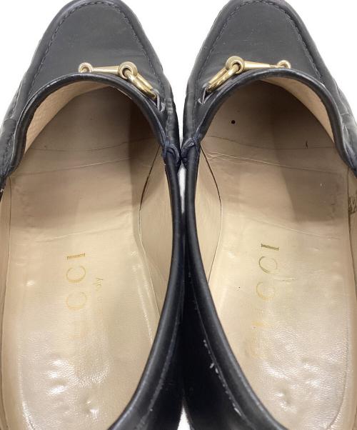 GUCCI（グッチ）GUCCI (グッチ) ホースビットローファー ブラック サイズ:42 1/2の古着・服飾アイテム
