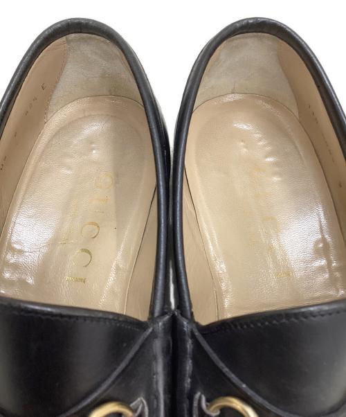 GUCCI（グッチ）GUCCI (グッチ) ホースビットローファー ブラック サイズ:42 1/2の古着・服飾アイテム
