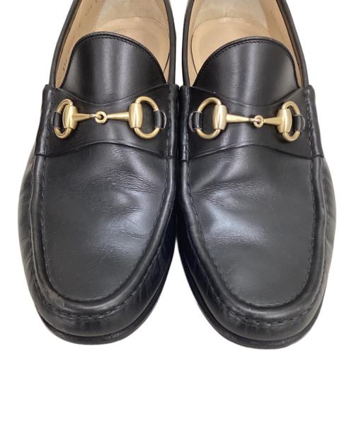 GUCCI（グッチ）GUCCI (グッチ) ホースビットローファー ブラック サイズ:42 1/2の古着・服飾アイテム