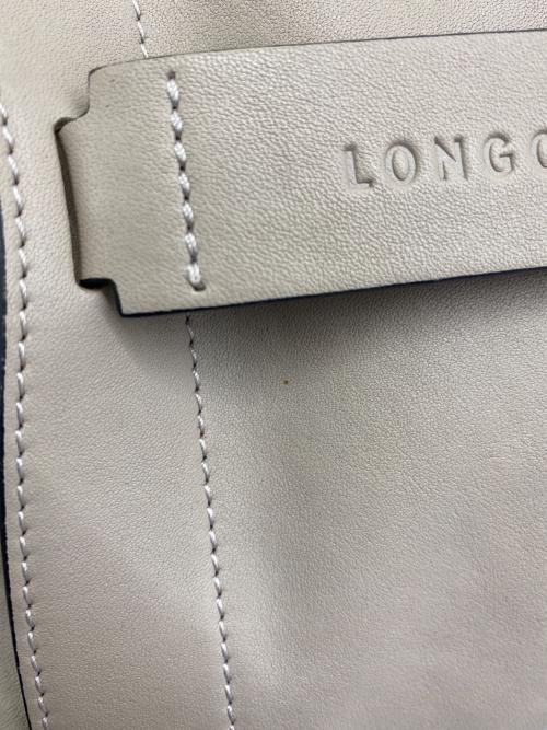 LONGCHAMP（ロンシャン）LONGCHAMP (ロンシャン) ロンシャン3D S トップハンドルバッグ グレーの古着・服飾アイテム