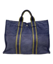 HERMES（エルメス）の古着「トートバッグ」｜ネイビー