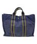 HERMES (エルメス) トートバッグ ネイビー：16000円