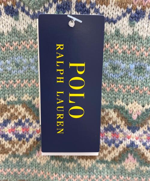 POLO RALPH LAUREN（ポロ・ラルフローレン）POLO RALPH LAUREN (ポロ・ラルフローレン) ニットベスト グリーン サイズ:XS 未使用品の古着・服飾アイテム