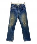 LEVI'Sリーバイス）の古着「ダメージ加工デニムパンツ」｜ブルー