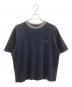 stussy（ステューシー）の古着「Ss Ringer Tee（リンガーTシャツ）」｜ブラック×グレー