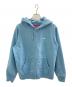 SUPREME（シュプリーム）の古着「Small Box Zip Up Hooded Sweatshirt ’Lite Blue’」｜スカイブルー