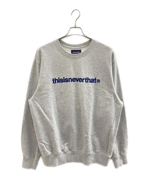 thisisneverthat（ディスイズネバーザット）thisisneverthat (ディスイズネバーザット) スウェット ライトグレー サイズ:Lの古着・服飾アイテム