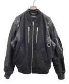 DIESELディーゼル）の古着「ボンバージャケット」｜ブラック