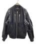 DIESEL（ディーゼル）の古着「ボンバージャケット」｜ブラック