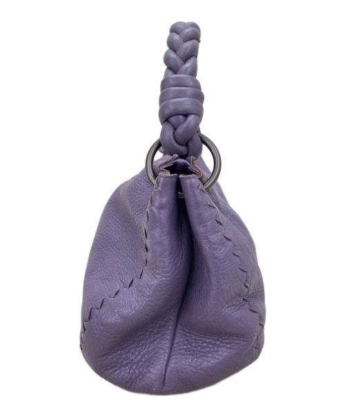 BOTTEGA VENETA（ボッテガベネタ）BOTTEGA VENETA (ボッテガベネタ) ホーボーハンドバッグ パープルの古着・服飾アイテム