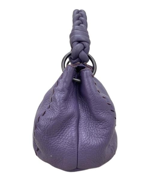 BOTTEGA VENETA（ボッテガベネタ）BOTTEGA VENETA (ボッテガベネタ) ホーボーハンドバッグ パープルの古着・服飾アイテム