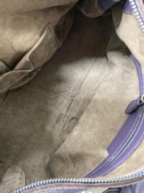 BOTTEGA VENETA（ボッテガベネタ）BOTTEGA VENETA (ボッテガベネタ) ホーボーハンドバッグ パープルの古着・服飾アイテム