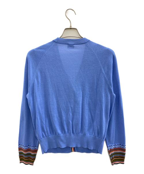 PS Paul Smith（ＰＳポールスミス）PS Paul Smith (ＰＳポールスミス) 薄手カーディガン ブルー サイズ:Mの古着・服飾アイテム