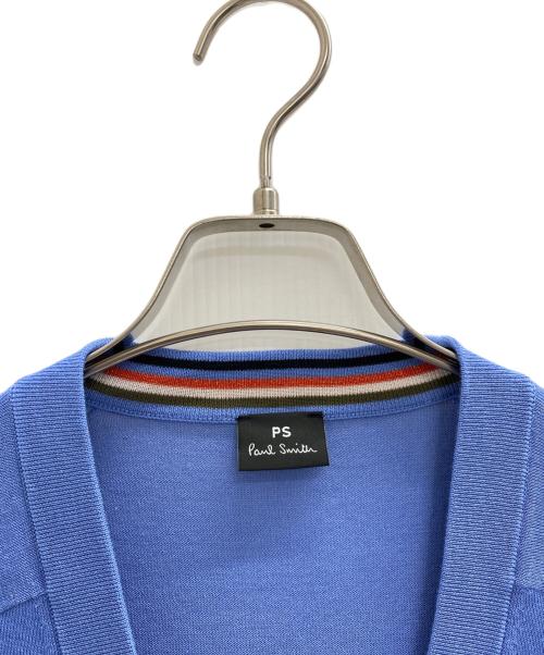 PS Paul Smith（ＰＳポールスミス）PS Paul Smith (ＰＳポールスミス) 薄手カーディガン ブルー サイズ:Mの古着・服飾アイテム