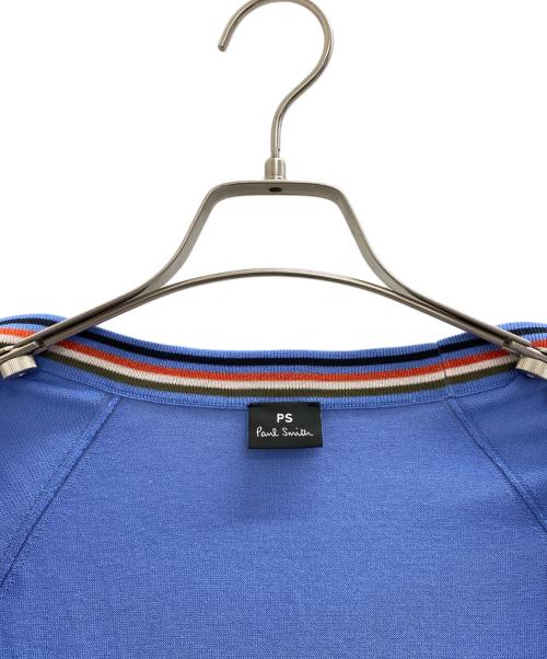 PS Paul Smith（ＰＳポールスミス）PS Paul Smith (ＰＳポールスミス) 薄手カーディガン ブルー サイズ:Mの古着・服飾アイテム