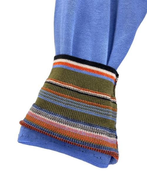 PS Paul Smith（ＰＳポールスミス）PS Paul Smith (ＰＳポールスミス) 薄手カーディガン ブルー サイズ:Mの古着・服飾アイテム