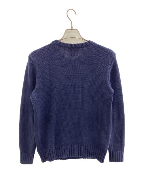 POLO RALPH LAUREN（ポロ・ラルフローレン）POLO RALPH LAUREN (ポロ・ラルフローレン) 厚手ニット ネイビー サイズ:XLの古着・服飾アイテム