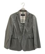 BURBERRY BLACK LABELバーバリーブラックレーベル）の古着「2Bジャケット」｜グレー