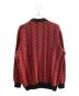 HUGO BOSS (ヒューゴ ボス) 厚手ニット レッド×ブラック サイズ:XXL：5000円
